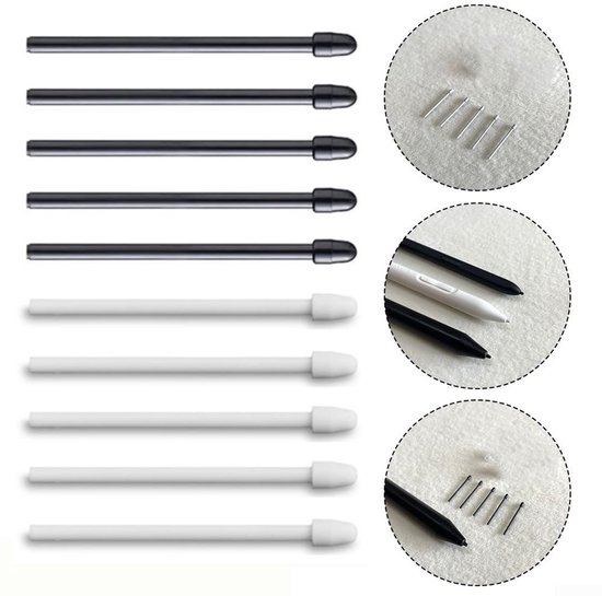 Dailygoods - Vervangende Markeerstiften - Precisie en Nauwkeurigheid - Zwart - Perfect voor Boox Pen2/Pen Plus - Set van 5 Stuks - Vervangende Pen Tip — afbeelding 4