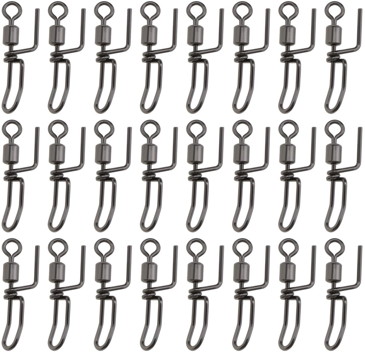 Dailygoods - 50 Stuks Roestvrijstalen Cascade Swivels voor Vissen