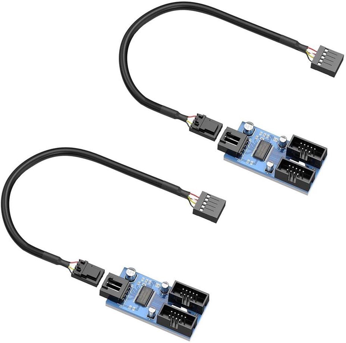 Cosensi - Dailygoods - USB 2.0 9-polige Header Splitter Adapter