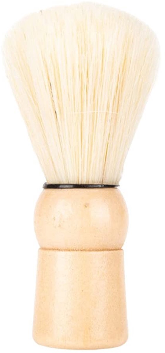 Cosensi - Dailygoody - Hals Duster Borstel - Professionele Reinigingsborstel - Houten Handvat - Zacht Haar Vegen - Kapper en Huishouden - Ideaal voor Schoonmaak