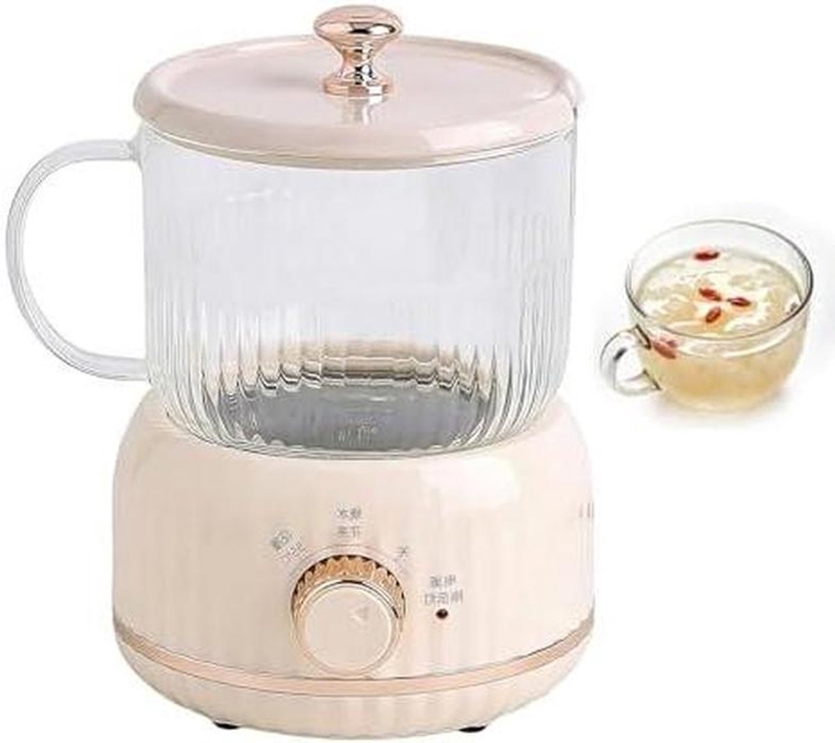 Elektrische Waterkoker - Theemaker Smart - Snel Dranken Maken - Zes Voorinstellingen - 1.3 Liter - Beige