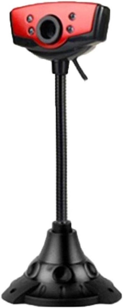 Webcam Computer - USB Camera - Conferentie Bellen - Ingebouwde Microfoon - HD Resolutie - Zwart