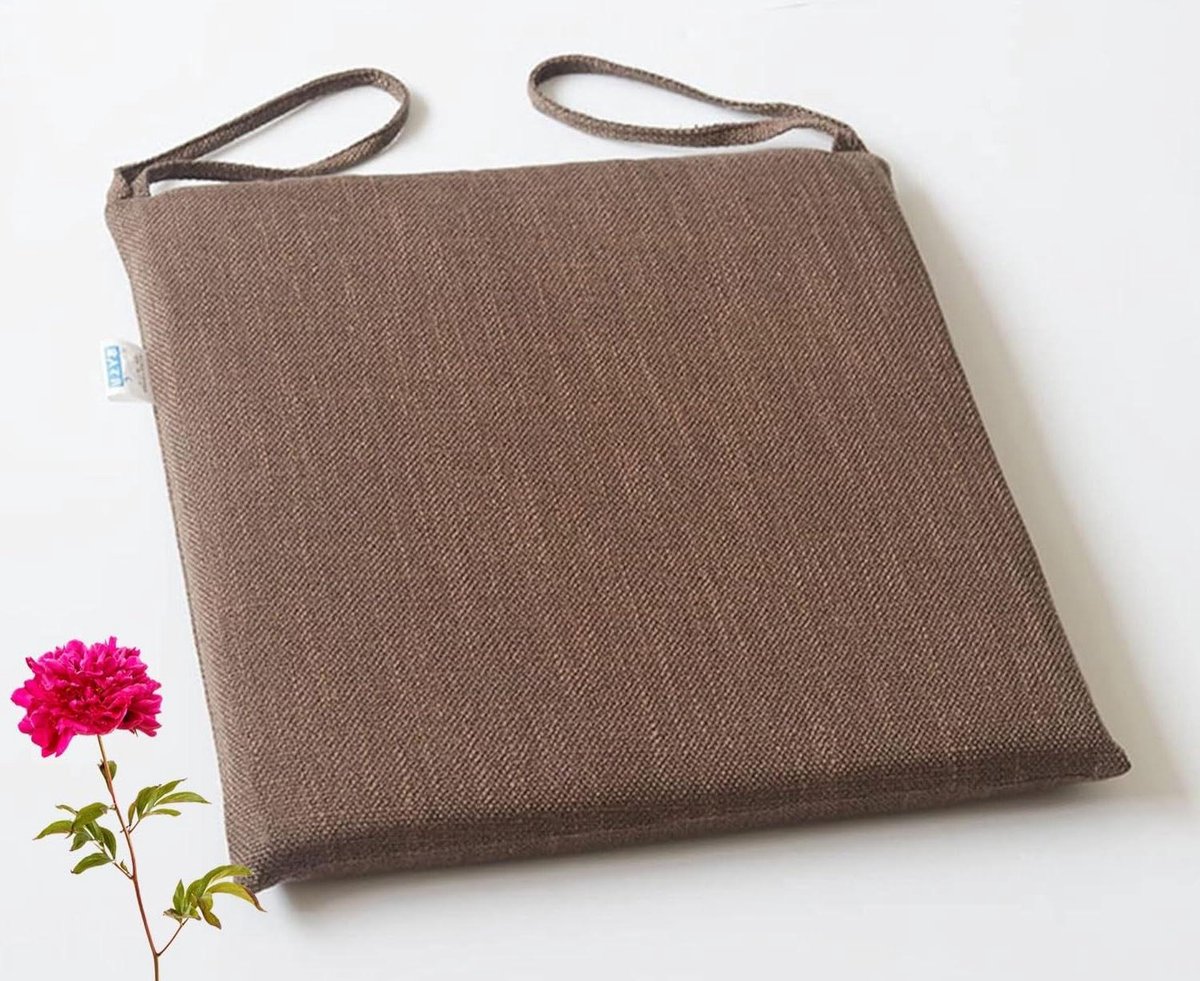 Vierkante Stoelkussens - Zitkussens Keuken - Comfortabel Zitten - Met Antislip Bodem - 457