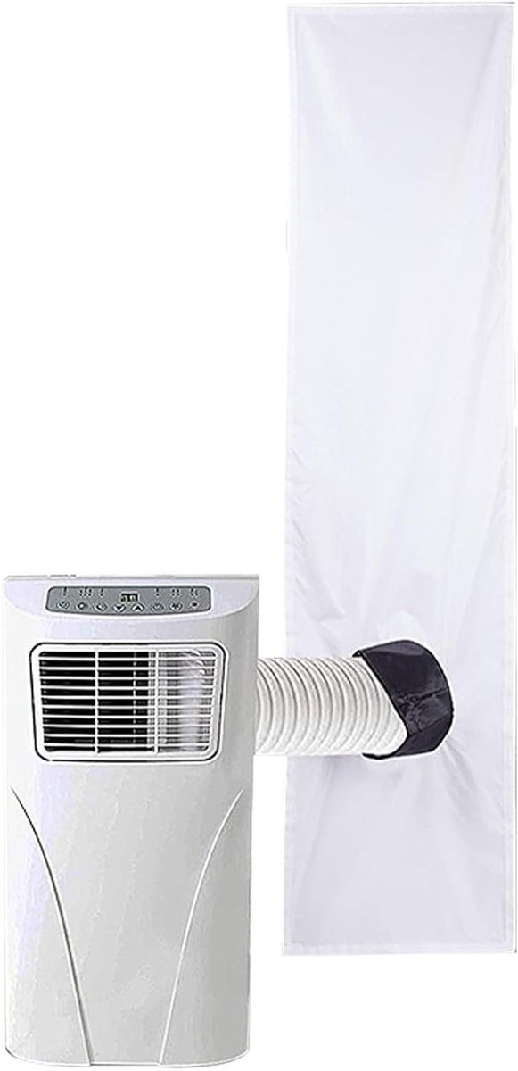 Raamafdichting Airco - Mobiele Kit - Koel Blijven - Energiebesparend - 2 Meter - Wit