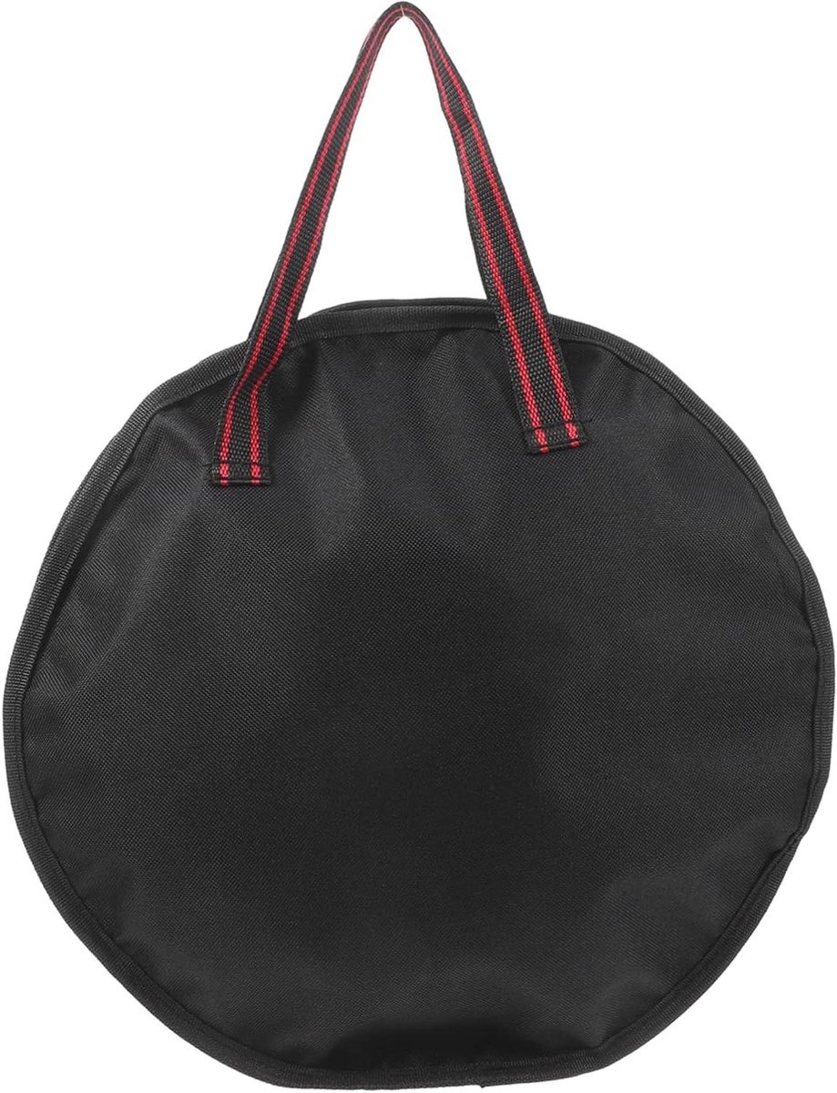 Dumb Drum Tas - Percussie Tas - Muziek Opslag - Lichtgewicht Oxford - 36.5x36.5x0.7CM - Zwart