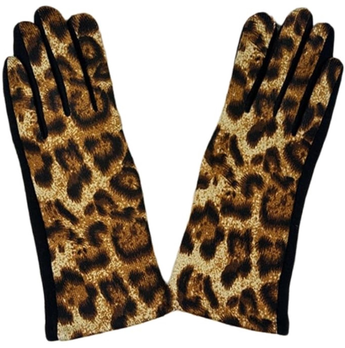 Innovra - Dames Winterhandschoenen met Luipaardpatroon en Touchscreen Functionaliteit