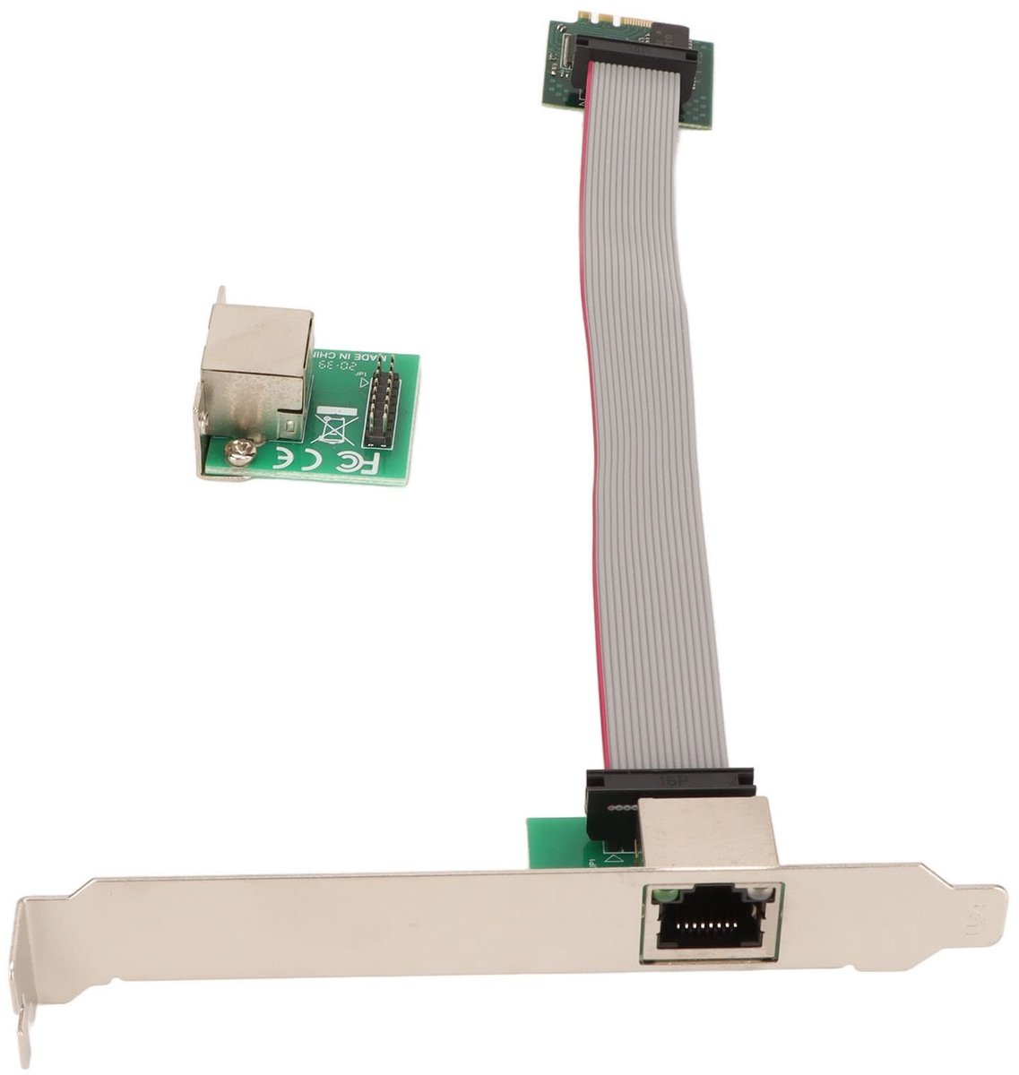 Innovra - Dailygoods - Gigabit Netwerkadapter M.2 A+E voor Snelle Ethernetverbinding