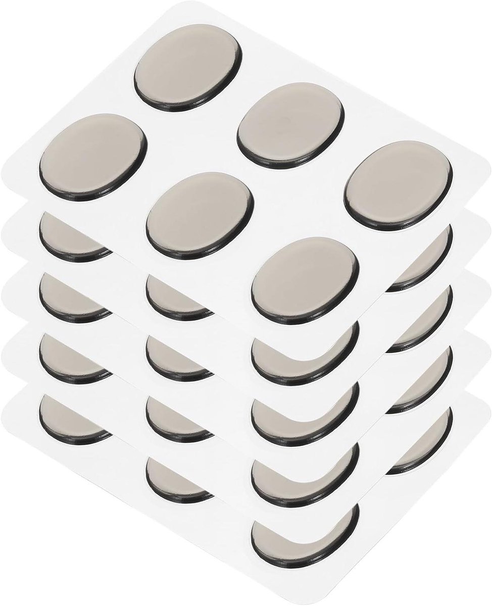 Trommeldempers - Gel pads - Geluidscontrole - Zelfklevend herbruikbaar - 30 stuks - Bruin
