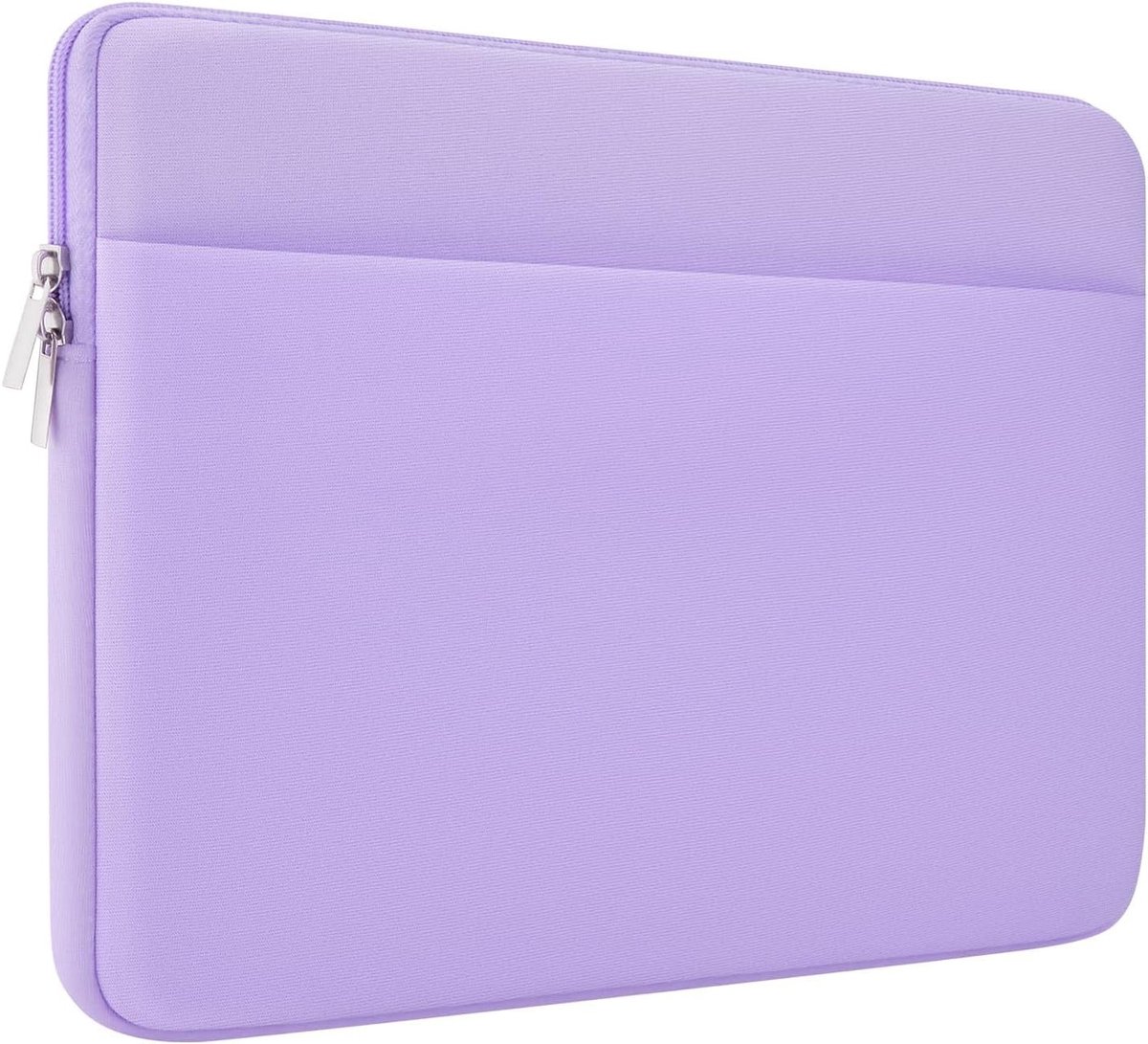 Laptop Sleeve voor 15-16 Inch Laptops met Rits, Beschermende Pouch, Geschikt voor MacBook Air/Pro, HP, Asus en Acer, Gevoerde Laptop Bescherming
