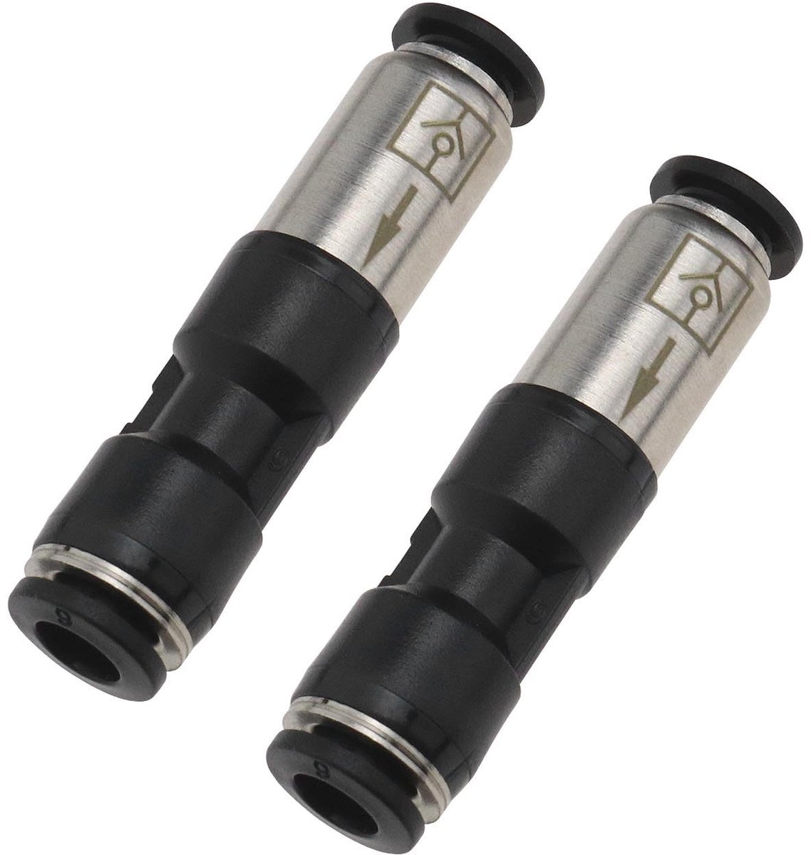 Dailygoods - 2-Delige 6mm Pneumatische Terugslagklep Connector