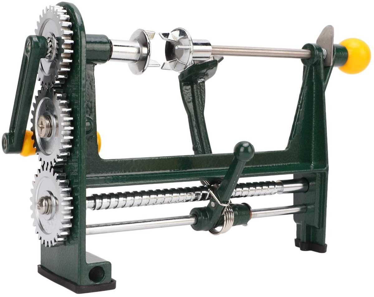 Dailygoods - Roestvrijstalen Multifunctionele Appelschiller en Fruit Slicer