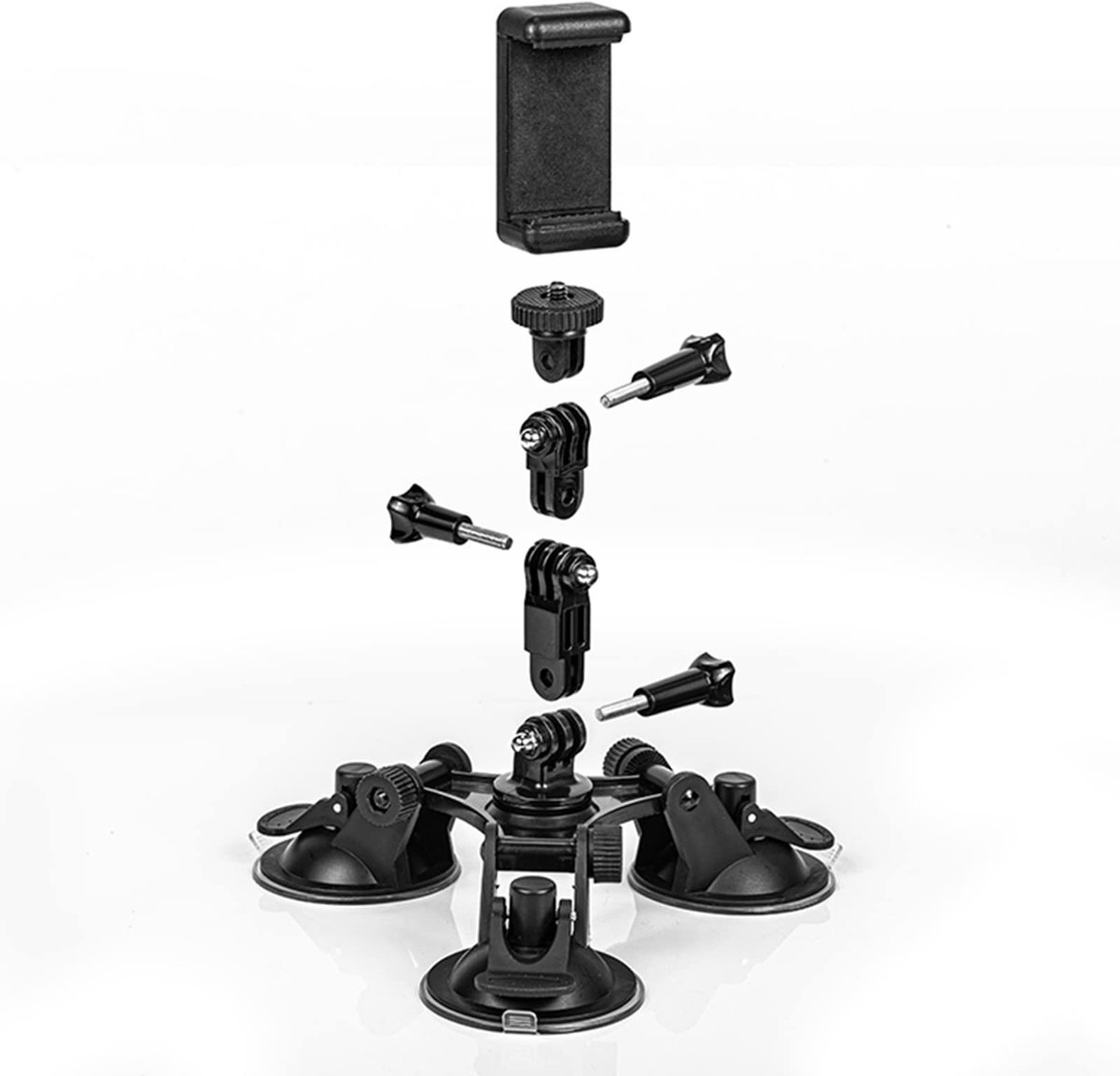 Dailygoods - Sterke Autohouder met Zuignap voor Smartphones en Camera's