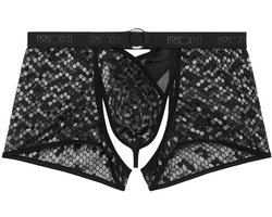 WOH heren microfiber trunk string pure seduction zwart