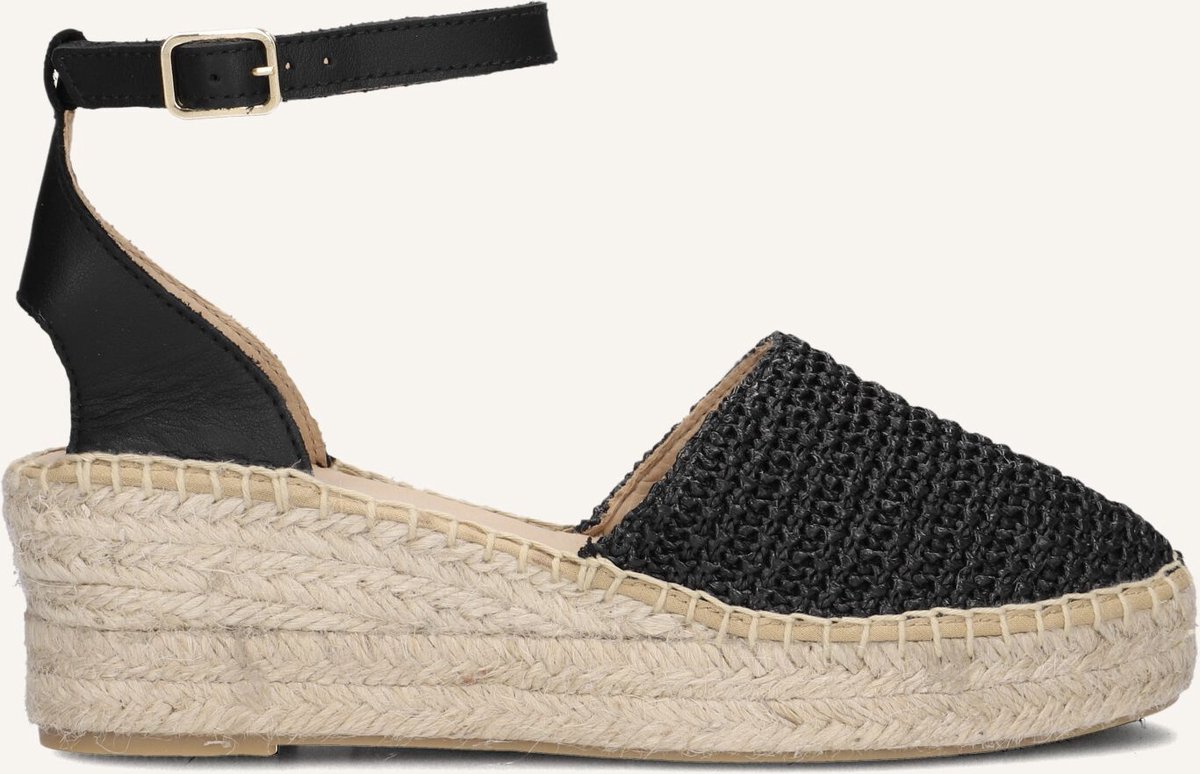 AYANA Yu644 Espadrilles - Zomer Schoenen - Dames - Zwart - Maat 40