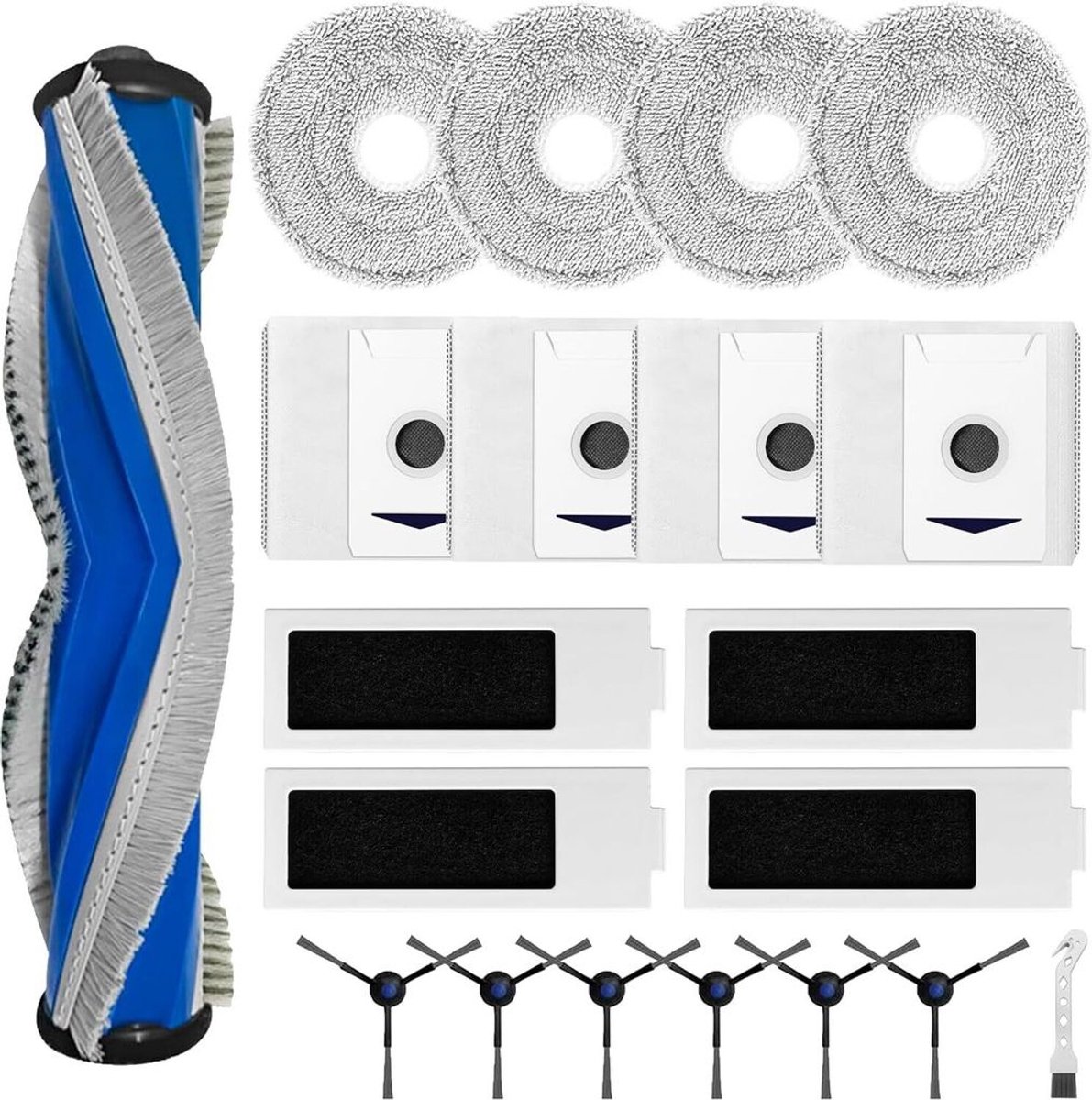 22-delige accessoirekit Geschikt voor de ECOVACS DEEBOT T30 PRO Omni robotstofzuiger