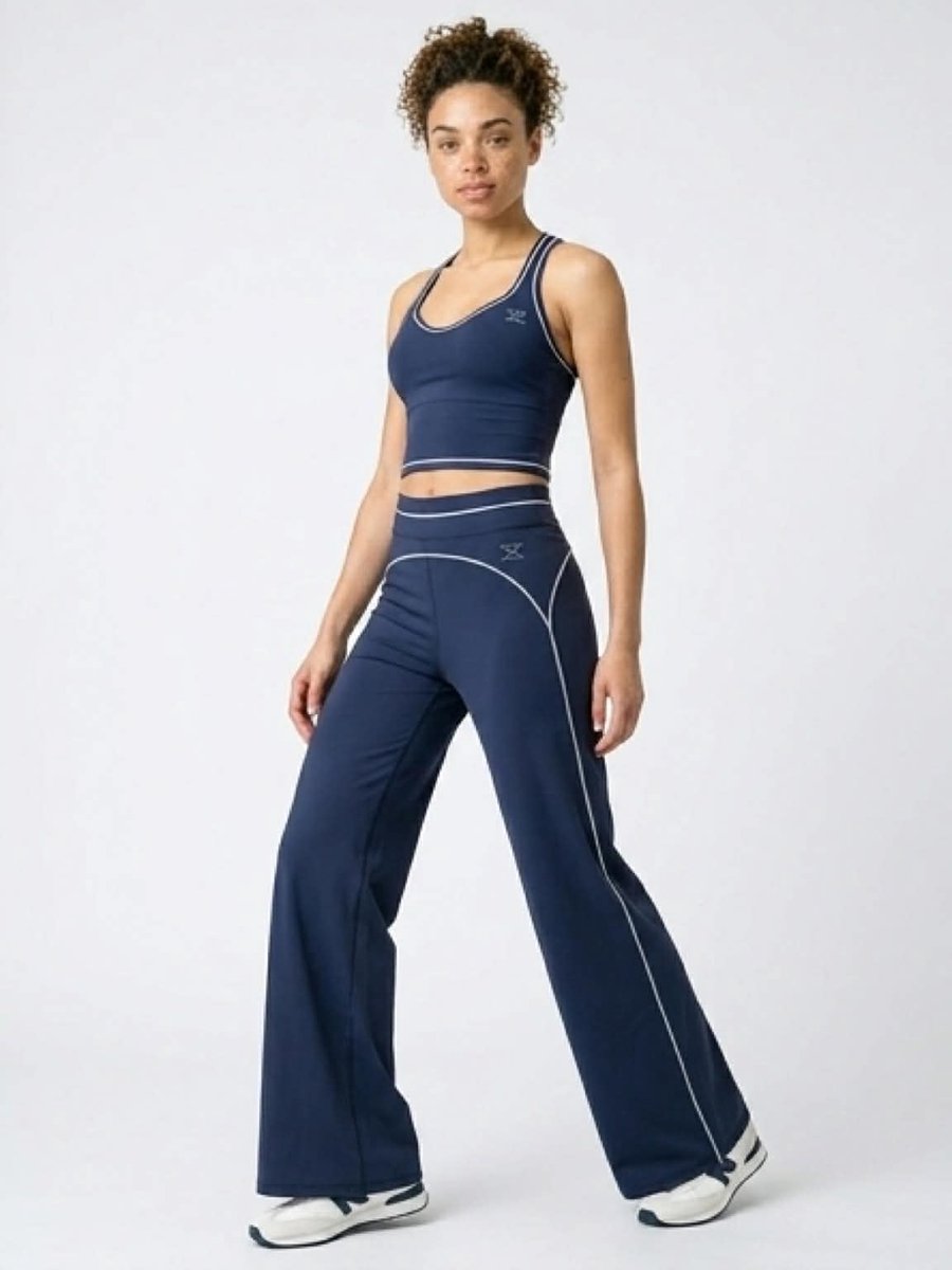Zenox flared legging navy blue