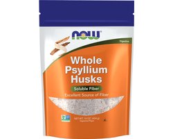 Now Foods Whole Psyllium Husks (454g) Unflavoured - Functionele voeding - Supervoeding
