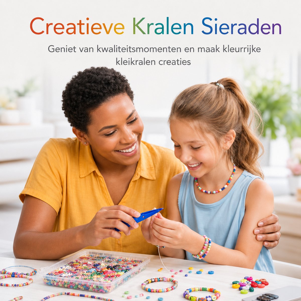 BOTC Sieraden Set - knutselen meisjes - armbandjes maken meisjes - 20kleuren - 4500-delig - Sprankelende Sieraden Maken Pakket - Kralen Set — afbeelding 7