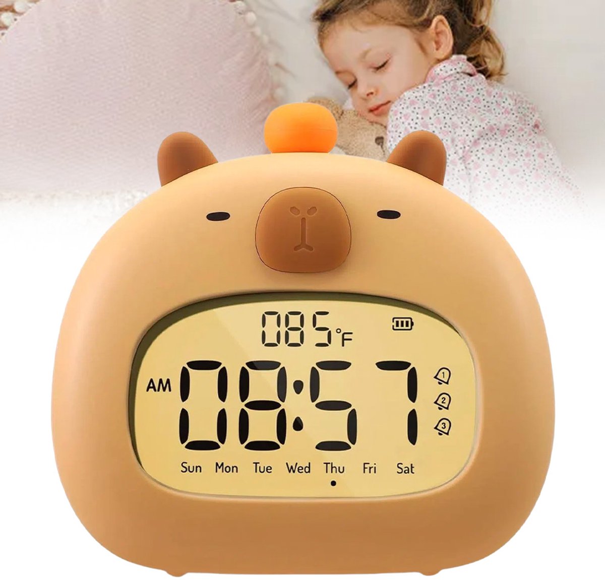 Slaaptrainer - Slaaptrainer voor Kinderen - Kinderwekker met Nachtlamp - Kinderwekker
