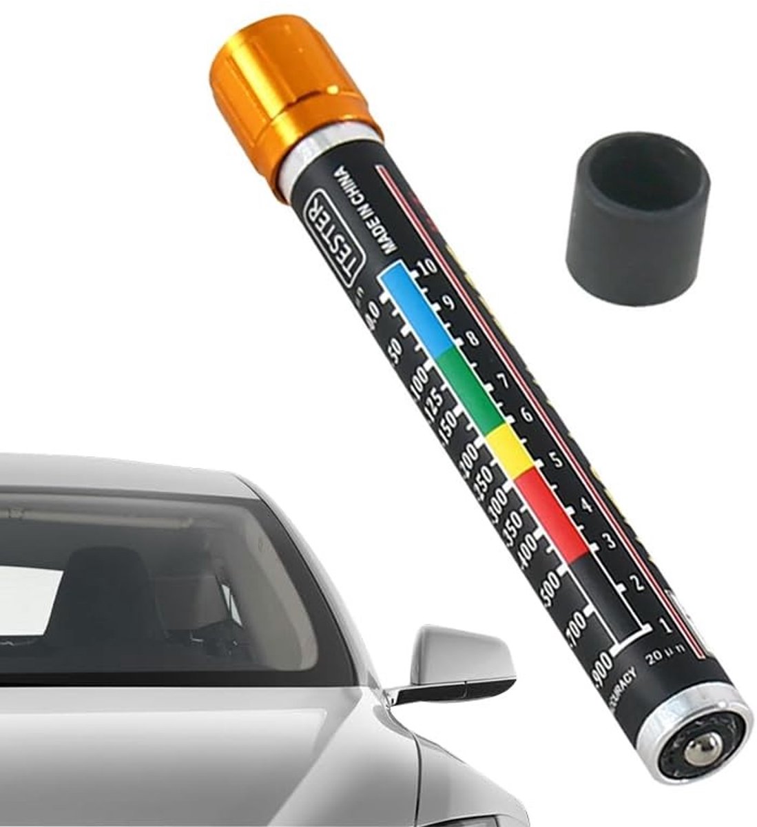 Dailygoods - Lakdikte Meter - Magnetische Paint Gauge - Precisie Meting - Auto Onderhoud - Dikte Meten - Carrosserie Controle - Geschikt voor Auto's -