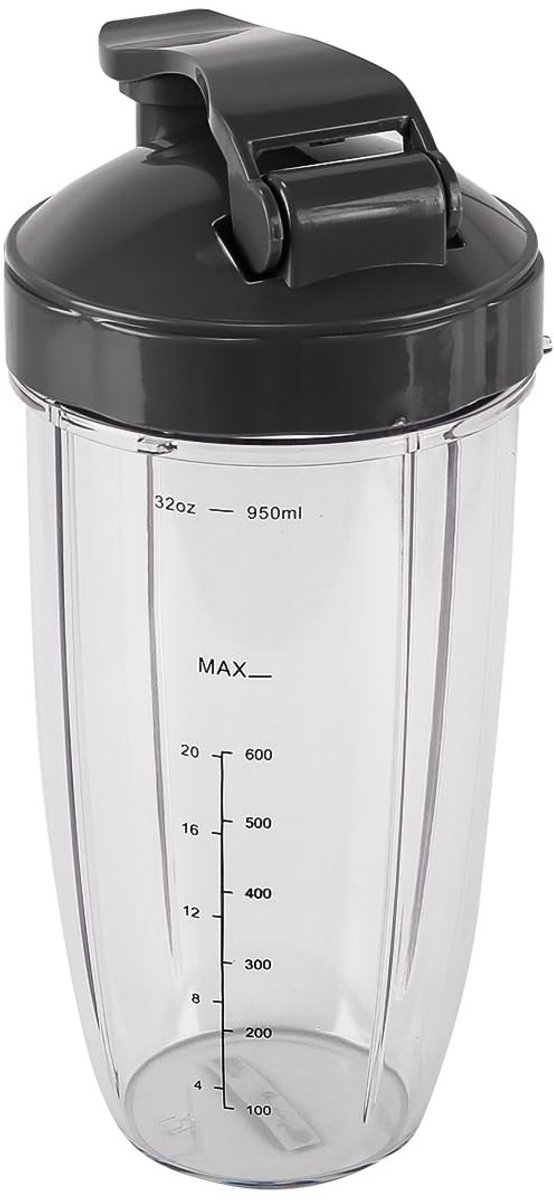Dailygoods - Vervangende mengbekers - 32 Oz - Verbeterde kunststof voor veilig gebruik - Geschikt voor 600W/900W mixers - Betaalbare vervanging - Idea