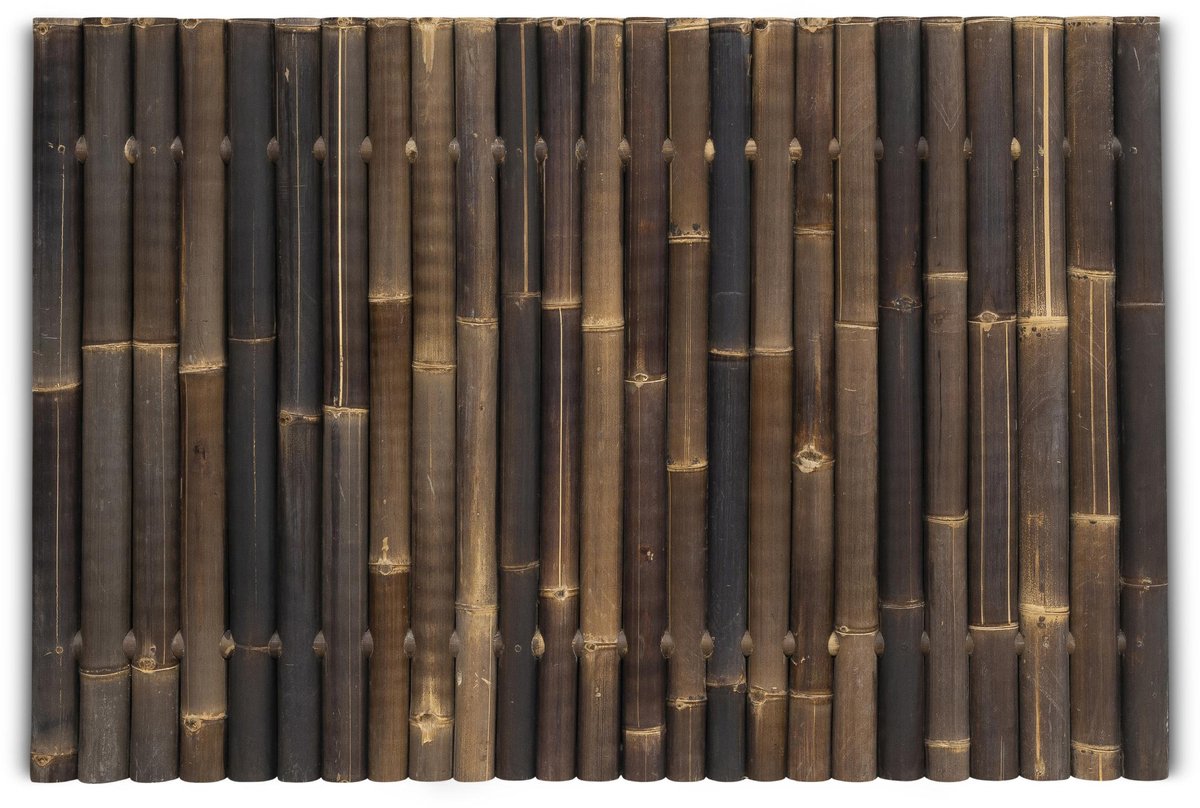 Bamboe schutting - 180 x 120 cm - Donker - Eviro Bamboe
