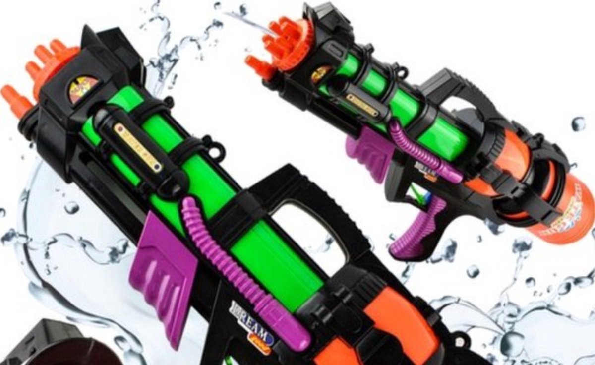 WVspecials supersoaker waterpistool 60 cm 1.25L - Buitenspeelgoed - Supersoaker Watergun Super Soaker - Watergun Fighter - Aquagun - Waterpistool Space met Pomp - Waterpistool - Super Soaker - Water Pistool - Waterpistool Jongens - Watergeweer — afbeelding 4