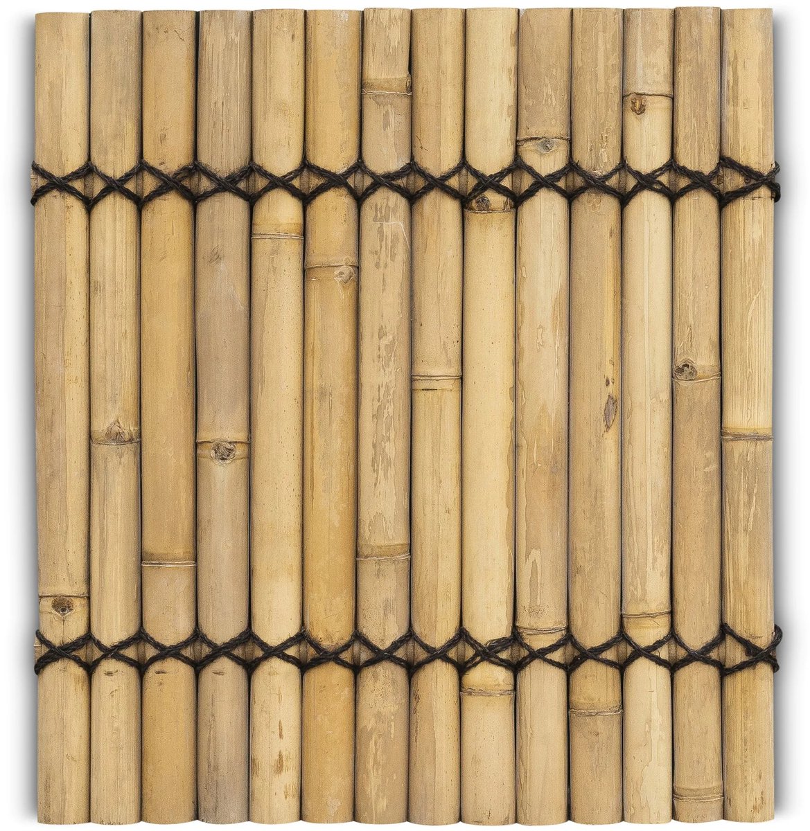 Bamboe schutting halfrond - 90 x 100 cm - Naturel - Eviro Bamboe
