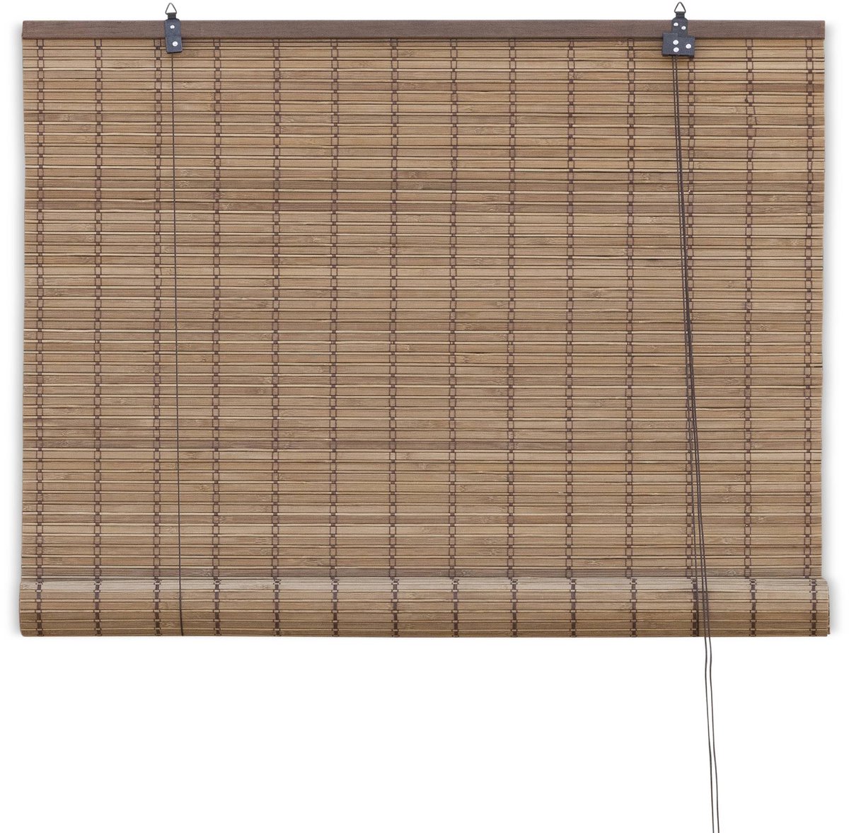 Bamelle Bamboe rolgordijn Freddy – Bruin – 90x220 cm – Bamelle - Natuurlijk & stijlvol raamdecoratie – Lichtdoorlatende zonwering – Eenvoudige & snelle montage