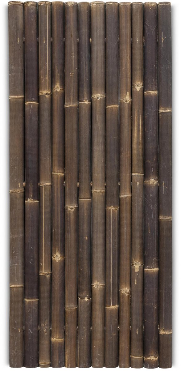 Bamboe schutting - 90 x 200 cm - Donker - Eviro Bamboe