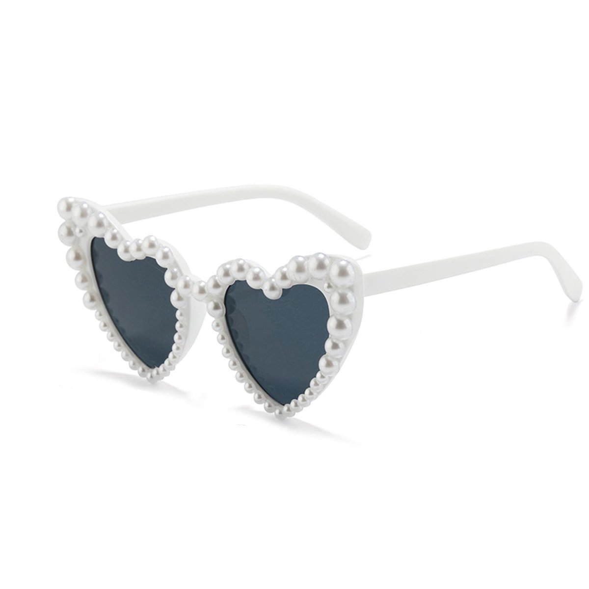 Elzusha - Damesbril - Retrozonnebril - UV400-bescherming - Hartvormig frame - Vintage design - Modieus - Geschikt voor feesten - Verschillende kleuren