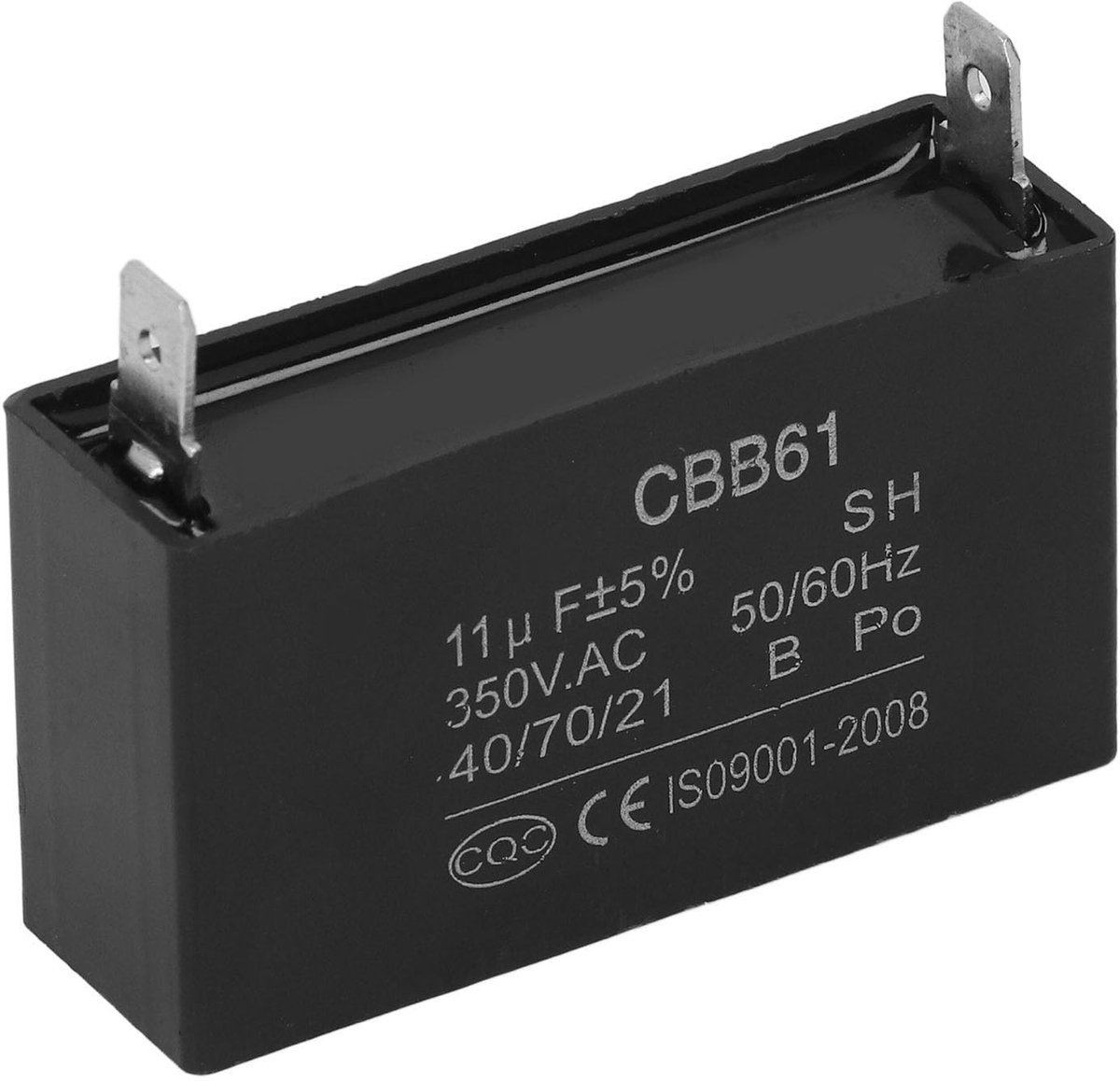 Elzusha - Startcondensator CBB61 - Capaciteit 11μF - Geschikt voor generator en koelkast - Hoogwaardige prestaties - 350VAC - Verbeter de efficiënt...