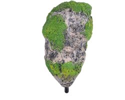 Dailygoods - Aquarium Fish Tank Floating Rocks - Kunstmatige Decoratie - 13 x 9 cm - Drijvende Steen - Sfeervolle Waterplanten - Geschikt voor Zoetwat