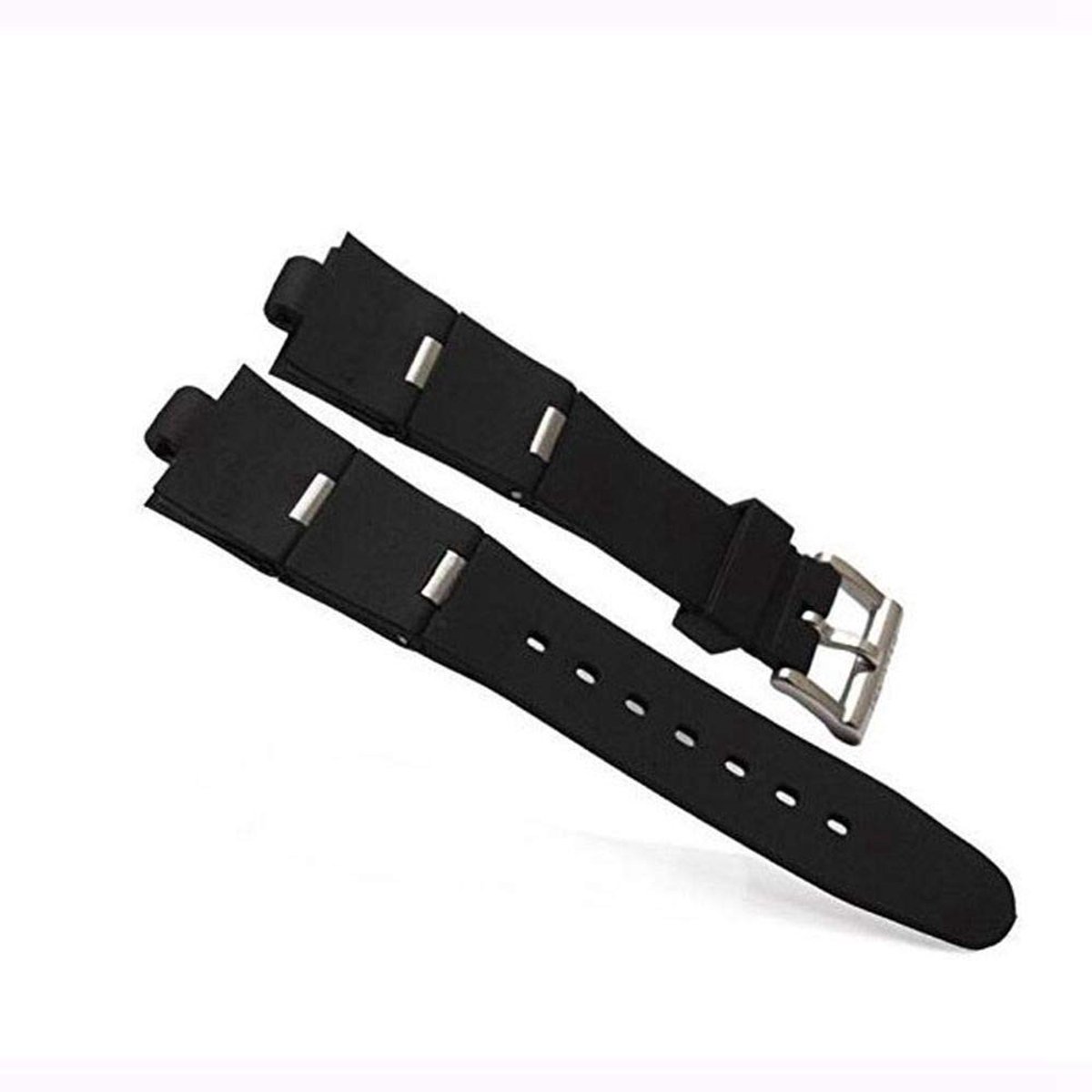 Zeynomax - Horlogebandje Silicagel - Goud en Roségoud - Comfortabel en Duurzaam - Breedte 22 mm en 24 mm - Geschikt voor Bvlgari Horloge - Inclusief..