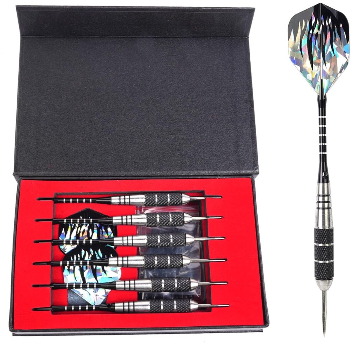 Zeynomax - Naaldarts valbescherming - Professionele dartset - Duurzaam en valbestendig - Ideaal voor wedstrijdspellen - Perfect voor vrienden en fam..