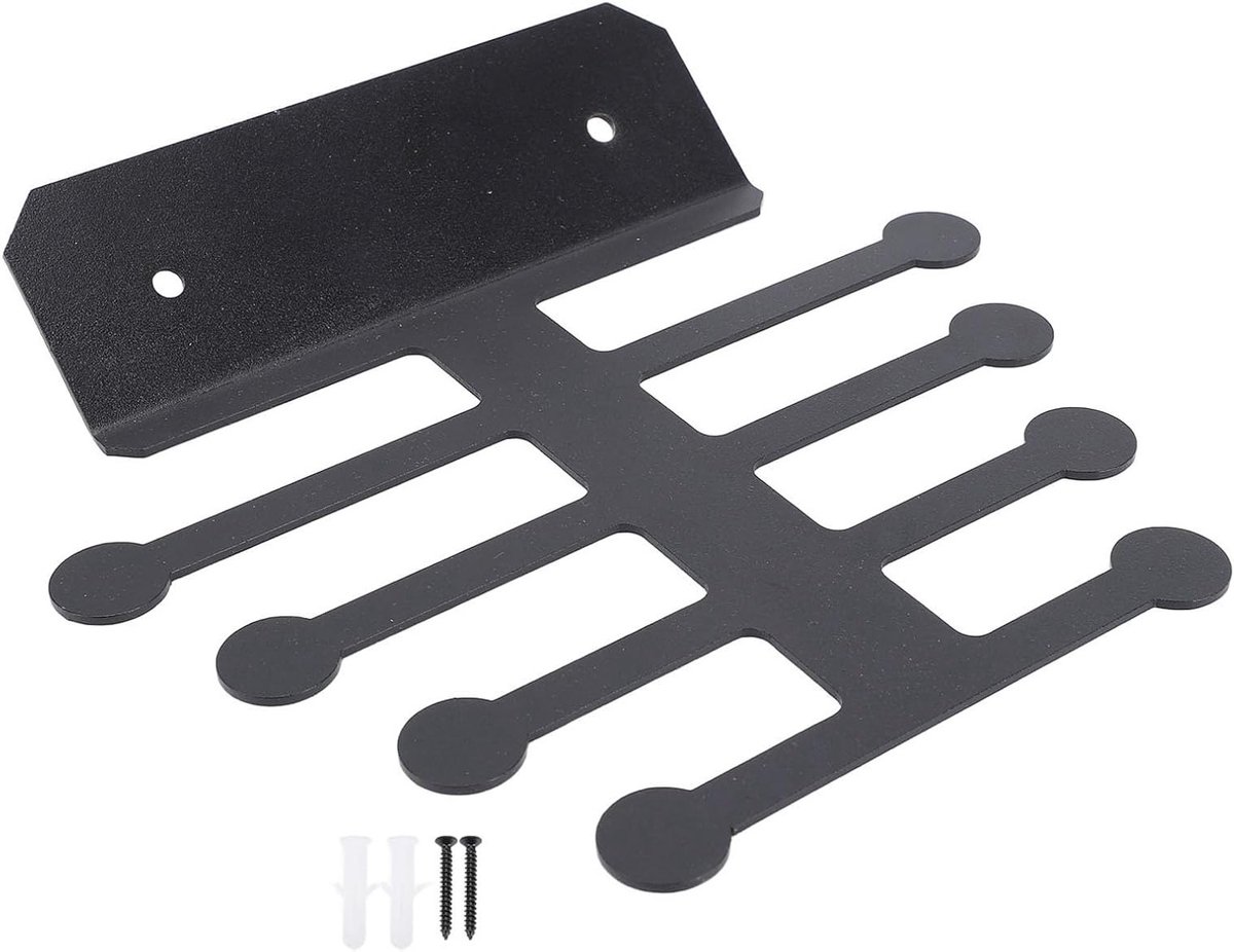 Fitness Bands Rack Hanger voor Muurmontage, Sterke Opslag Organizer voor Thuisgym, Garage en Commerciële Trainingsaccessoires, 7.5x6.1in, Ideaal voor Fitness en Sportuitrusting