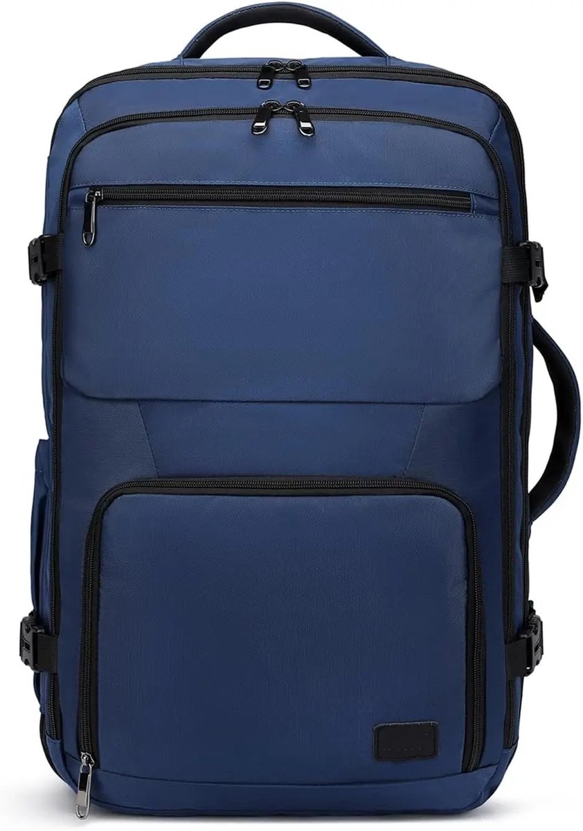 Geargalaxy Reisrugzak - Handbagage - Kleine Reisrugzak - Vliegtassen - Unisex - Waterdichte Rugtas - Dagrugzak - 38L - Blauw