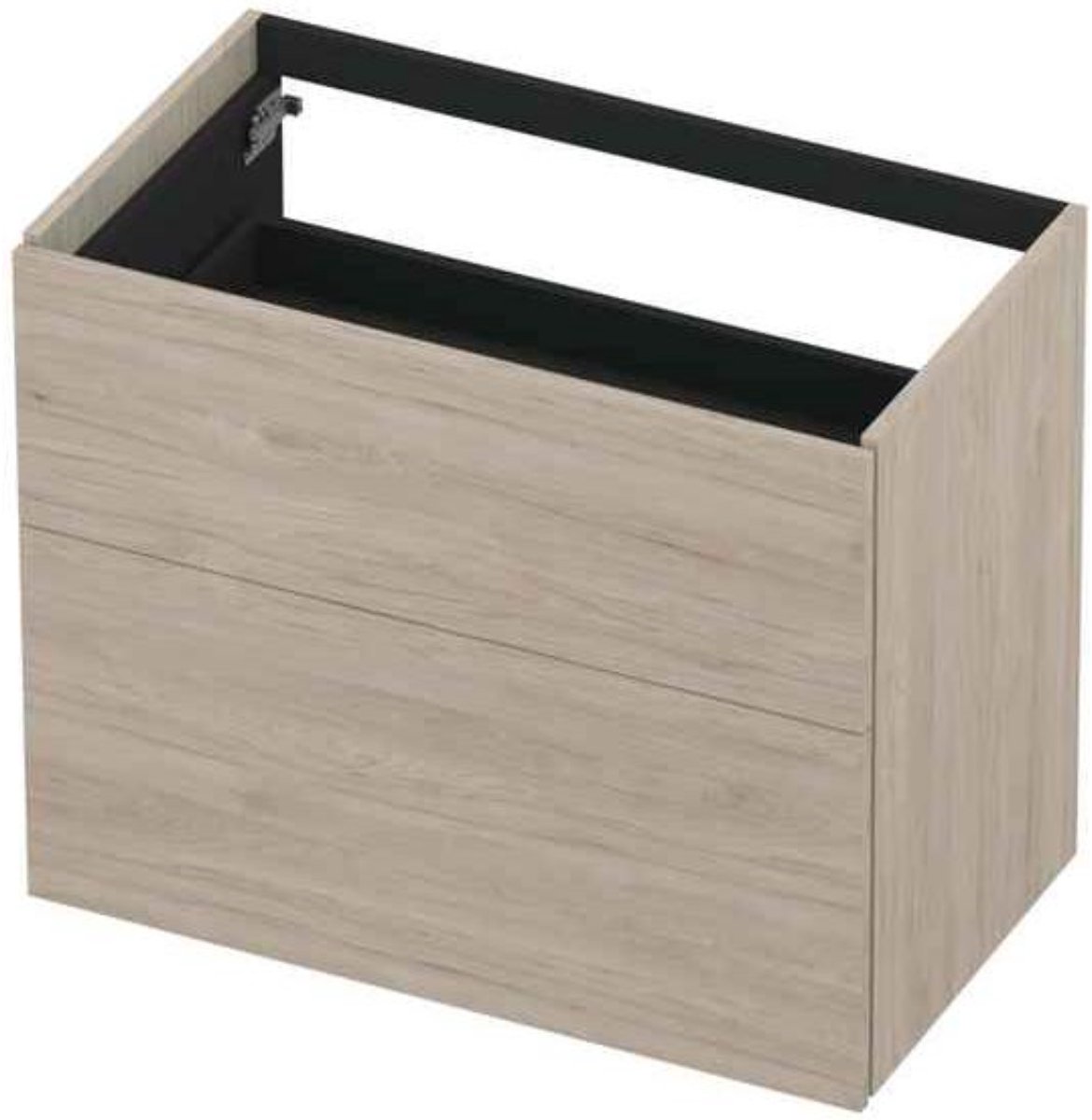INK - Onderkast 2 Laden Push To Bestaande Uit: - 800x450x650 Mm - Ivoor Eiken