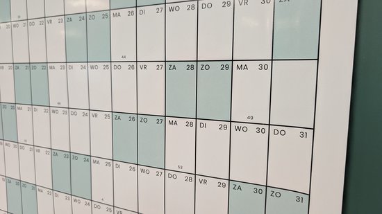OptiYear schooljaarkalender 2026-2027 Maat: A1 (h 59.4 x b 84.1 cm)