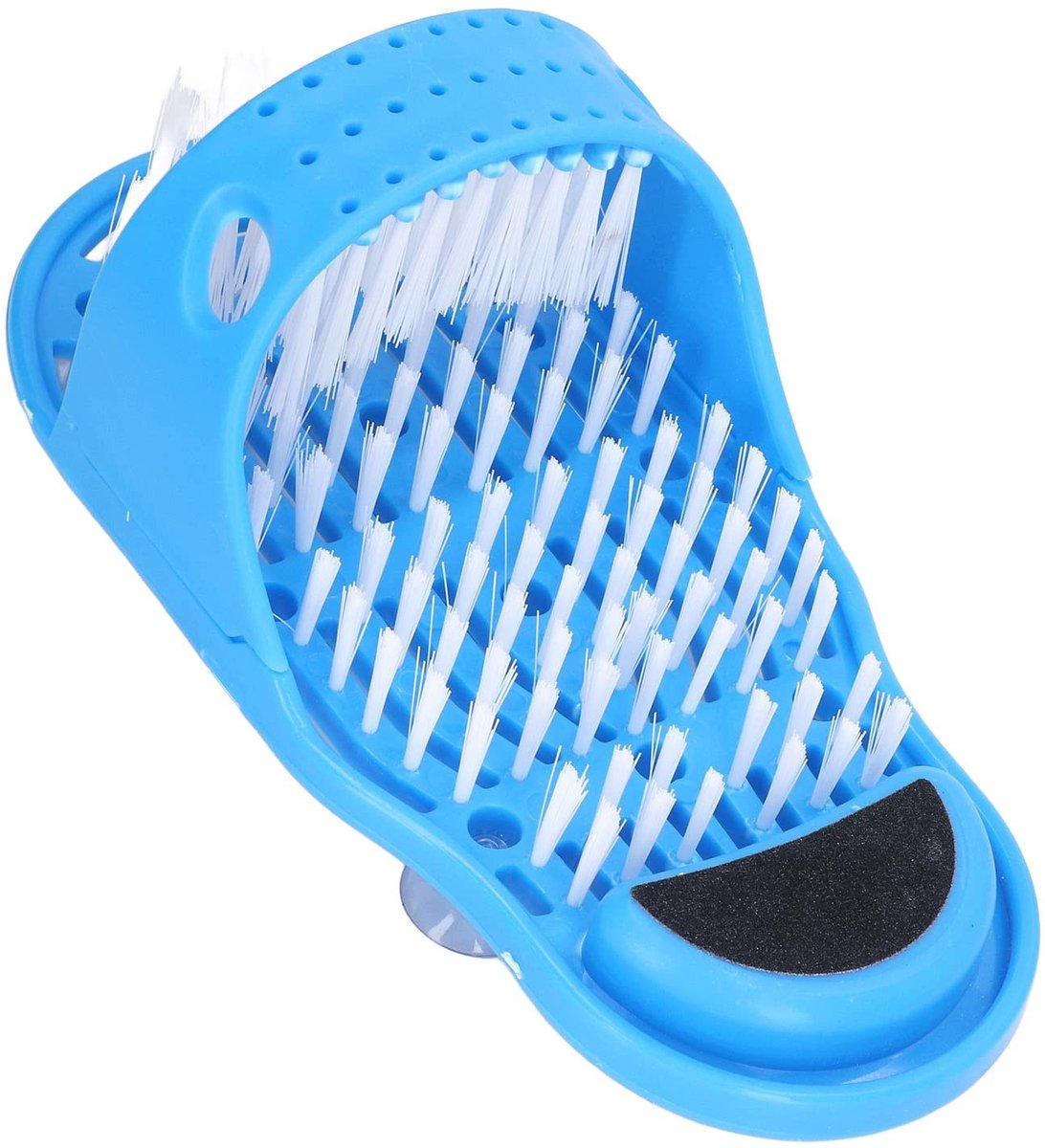 Livia home - Eenvoudige Voetreiniger - Dode Huid Verwijderen - Massage-effect - Douche Voetschrobmat - Exfoliatie - Geschikt voor Badkamer - 30 x 14 x