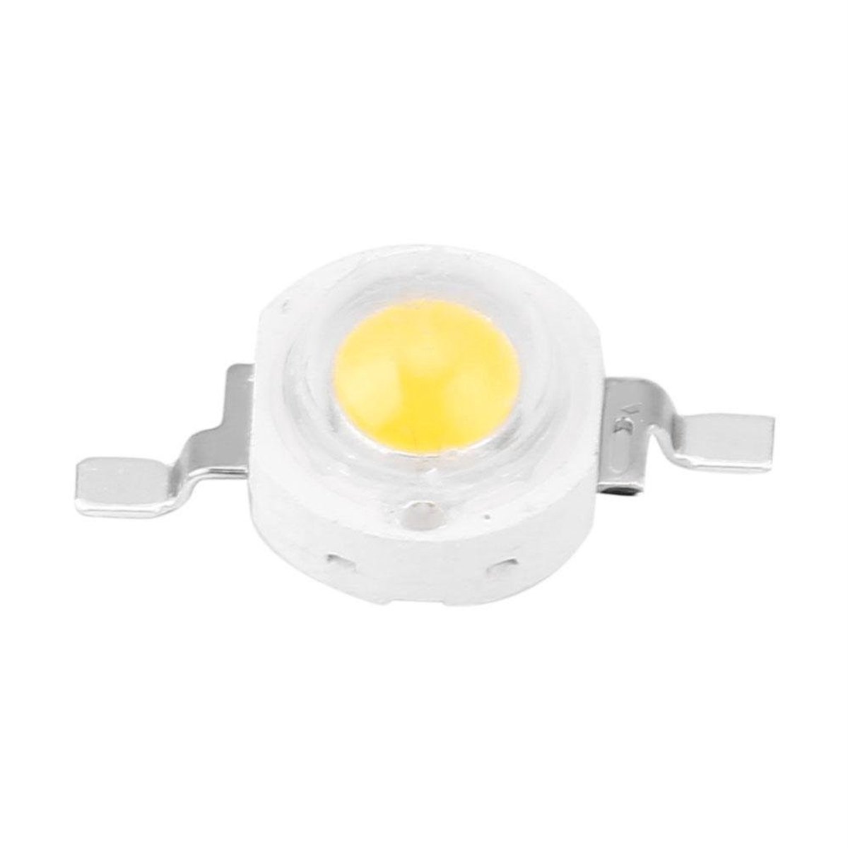 Smoakez - 100 stks 3W High Power LED Kralen - Warm Witte Diodes - Ideaal voor DIY Verlichting - Geschikt voor Binnen en Buiten - 6000-6500K