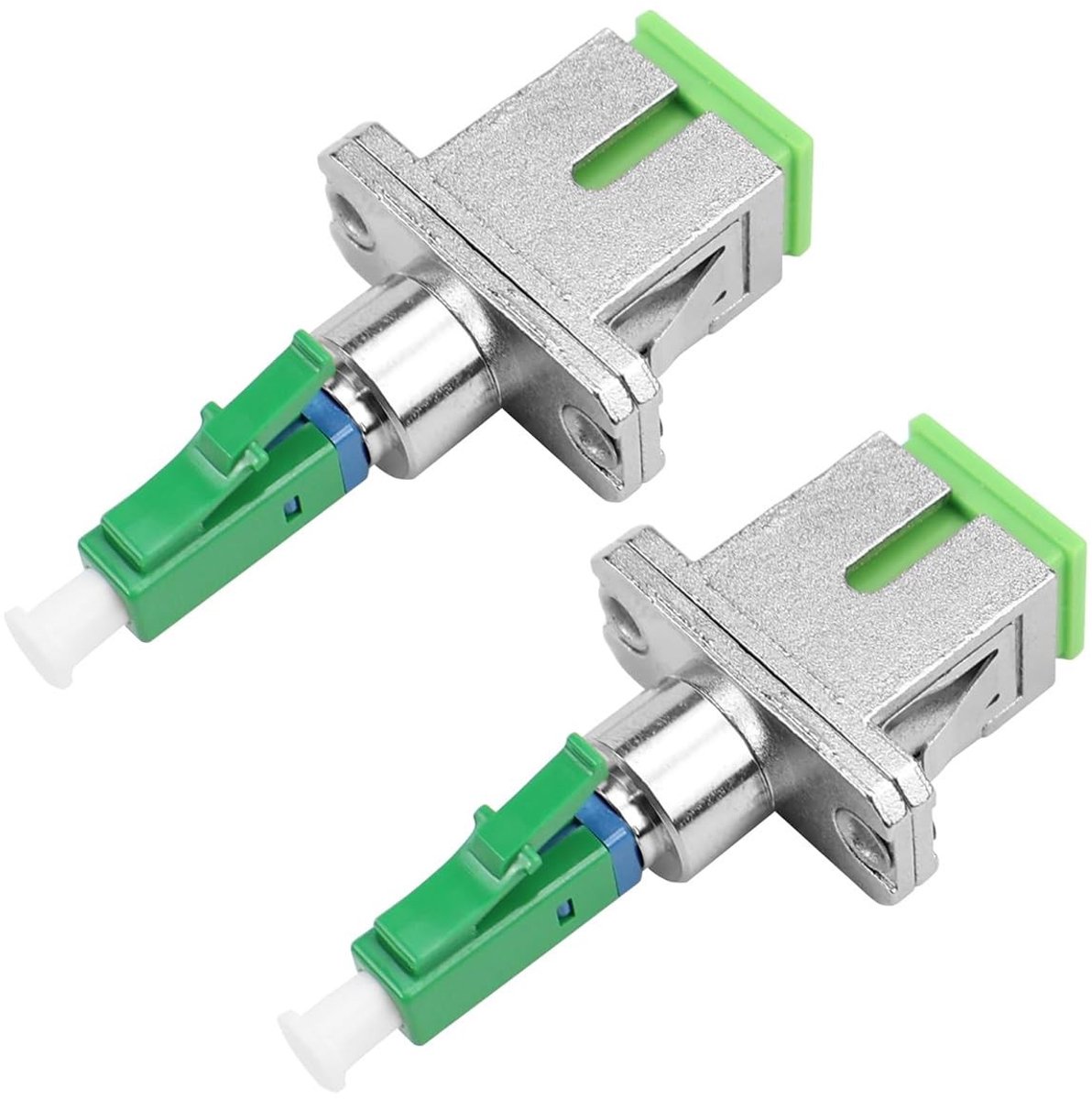Livia home - Fiber Optic Adapter - SC/APC naar LC/APC - Hoge Kwaliteit - Duurzaam - Optische Verbinding - Perfect voor Netwerken - 2 Stuks