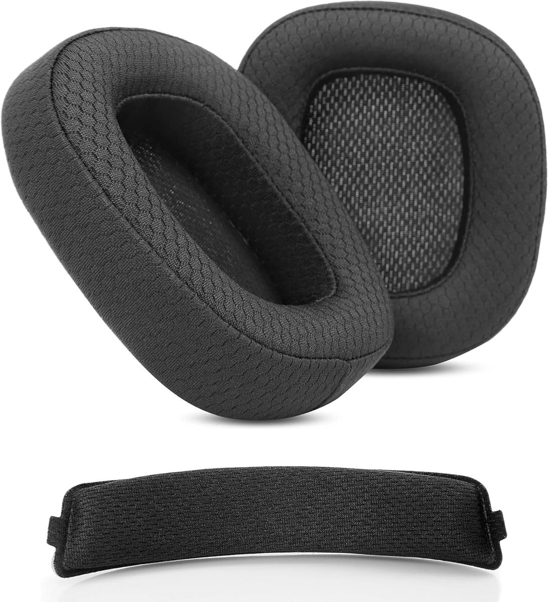 Vervangende Oorkussens en Hoofdband Set voor Gaming Headsets met Slijtvast Stof - Geschikt voor G933, G935, G633, Artemis