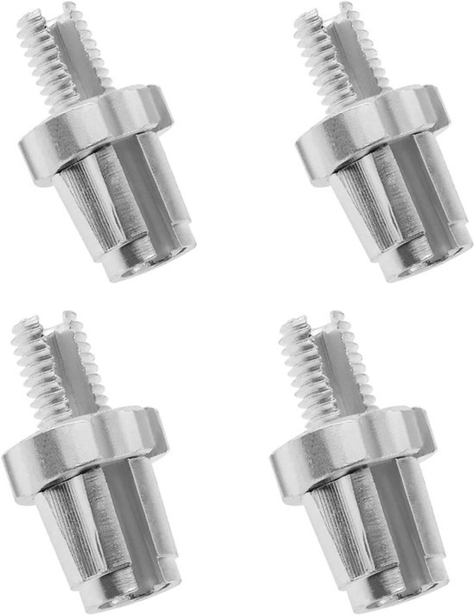 Remhendels instelschroef - Set van 4 - Aluminium - Vervanging voor fiets - M7 x 26 x 146 mm