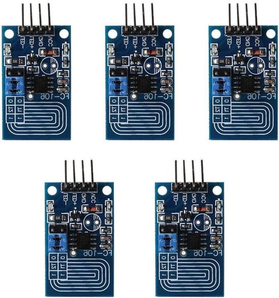 Capacitieve aanraaksdimmer - Traploos dimmen - PWM bedieningspaneel - 5 stuks - 24-5V