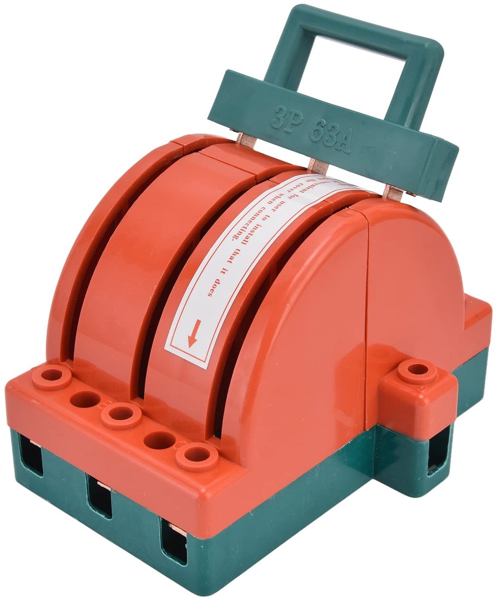 Elzusha - Veiligheidsschakelaar - Dual Fan Switch 3P 63A - Hoge kwaliteit - Elektrische apparaten - Betrouwbare bescherming - Geschikt voor industr...