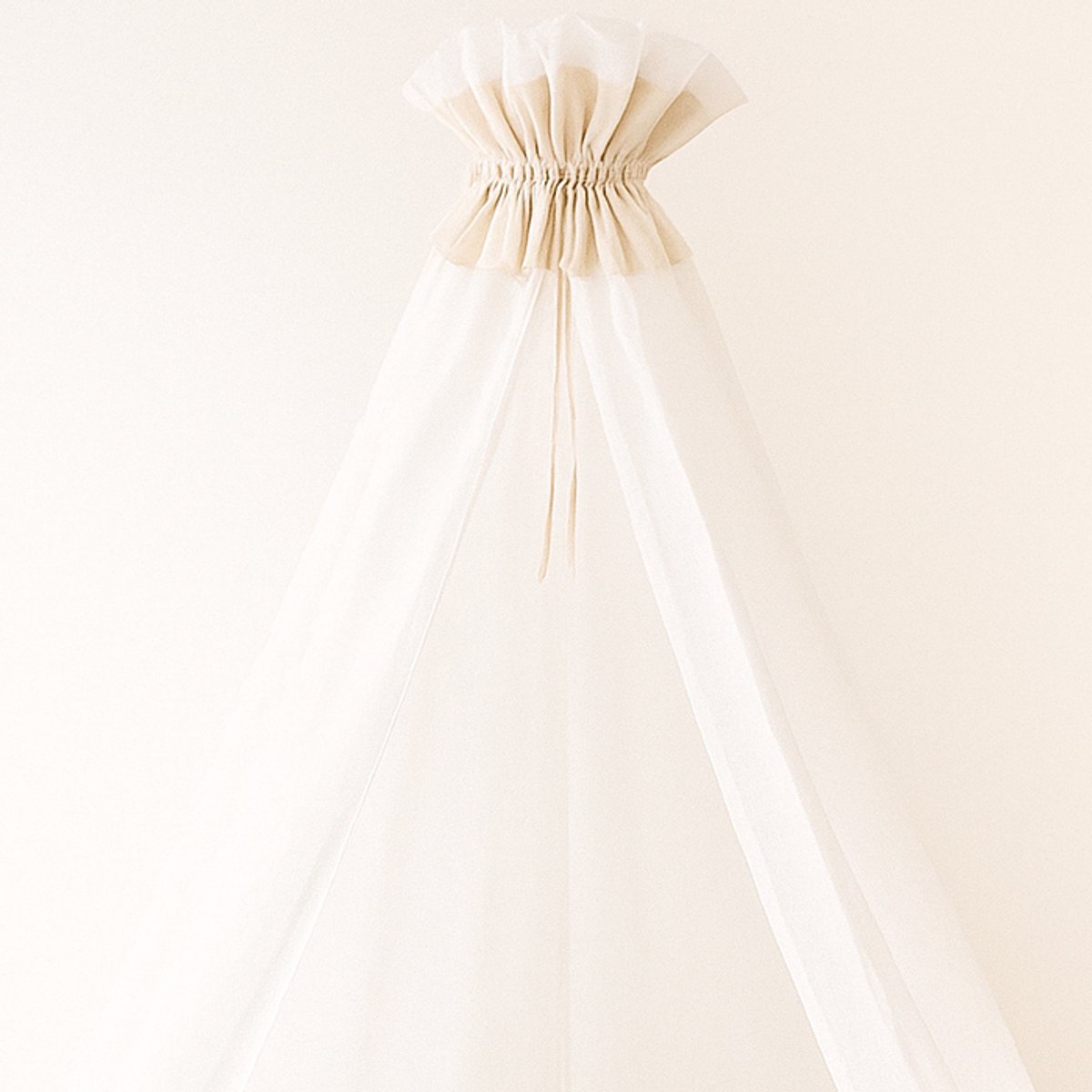 Babybam Hemeltje Tule Wit-Beige
