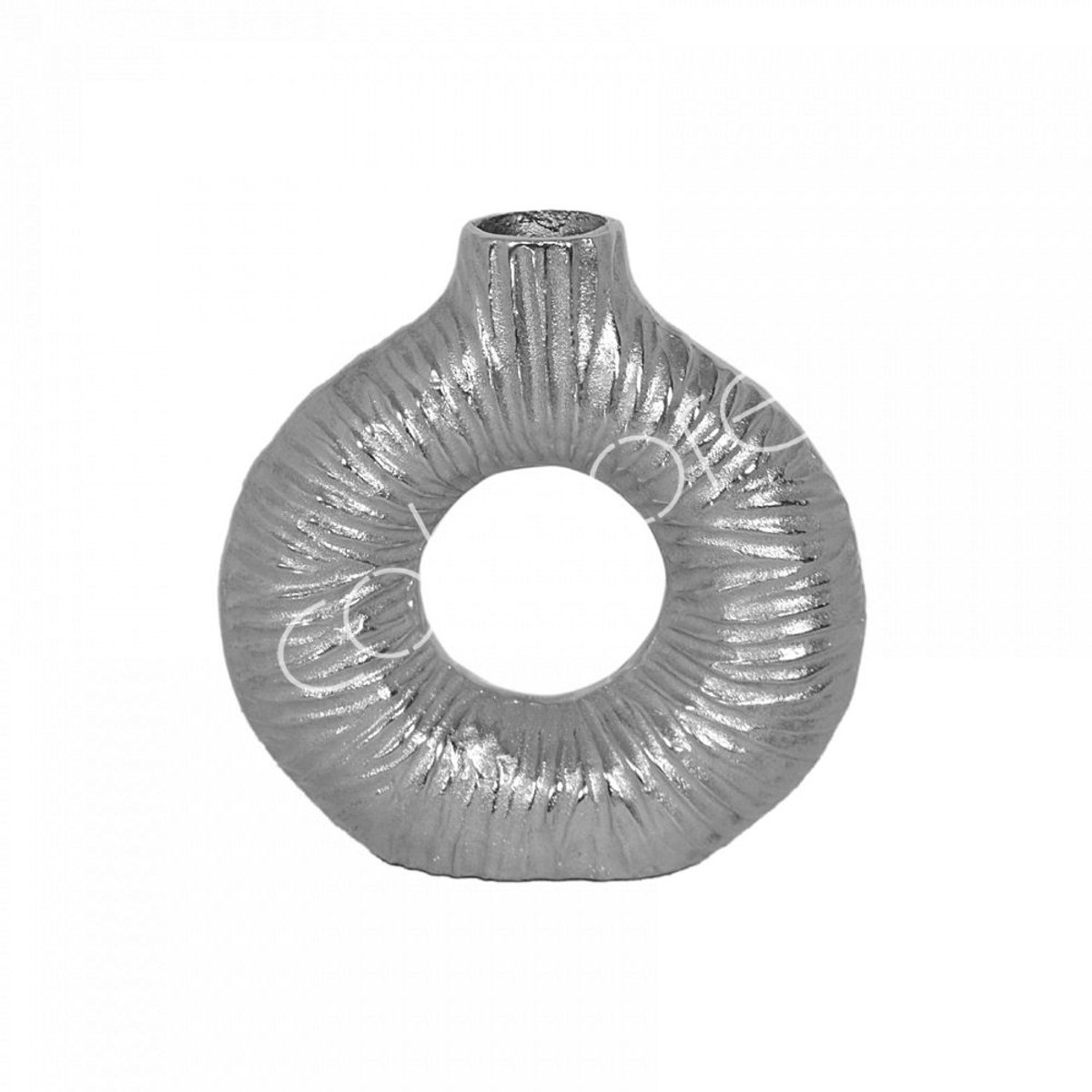 Vaas met gat – Colmore – ALU RAW/NI 24x7x25