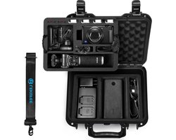 Draagbare Waterdichte Hard Case voor Vlogcamera's, NP-BX1 Accu en Bluetooth Handgreep - Bescherming en Opbergruimte voor Sony ZV-1F, ZV-1 en ZV-1 II Accessoires