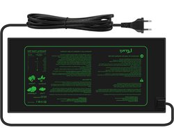 Verwarmingsmat voor Planten met Thermostaat - Ideaal voor Zaadkieming en Terrarium, IP67 Waterdicht, 21 Watt, 25x52 cm